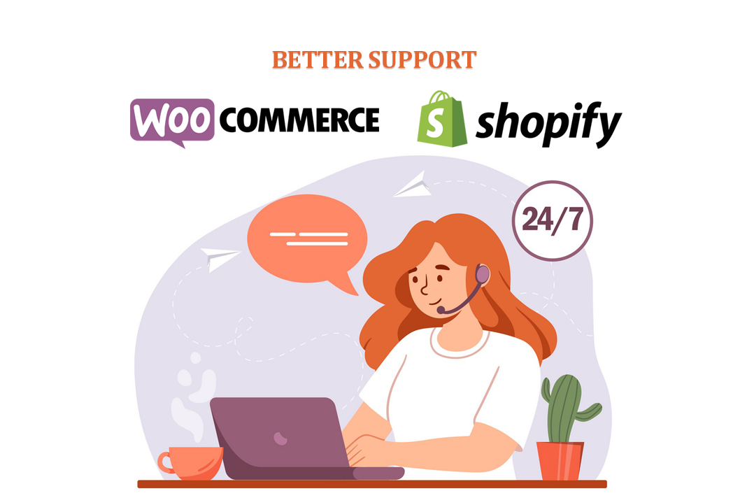 Shopify and WooCommerce: Which One Has Better Support?