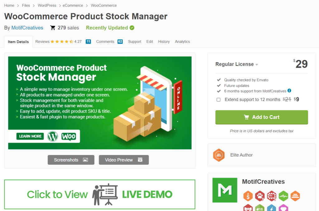 woocommerce stock manager