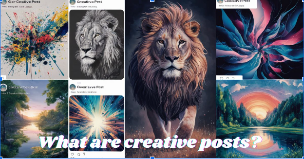 What are creative posts?